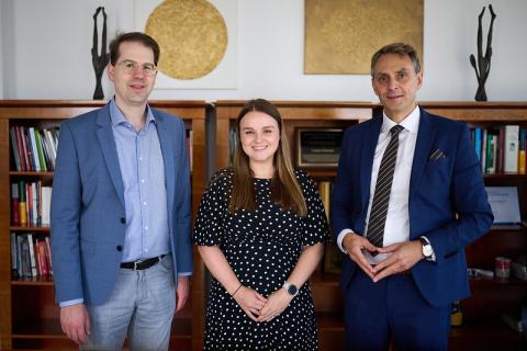 Michael Kozakowski, Amy Lawton, Carsten Q. Schneider. Image credit: CEU / Daniel Vegel